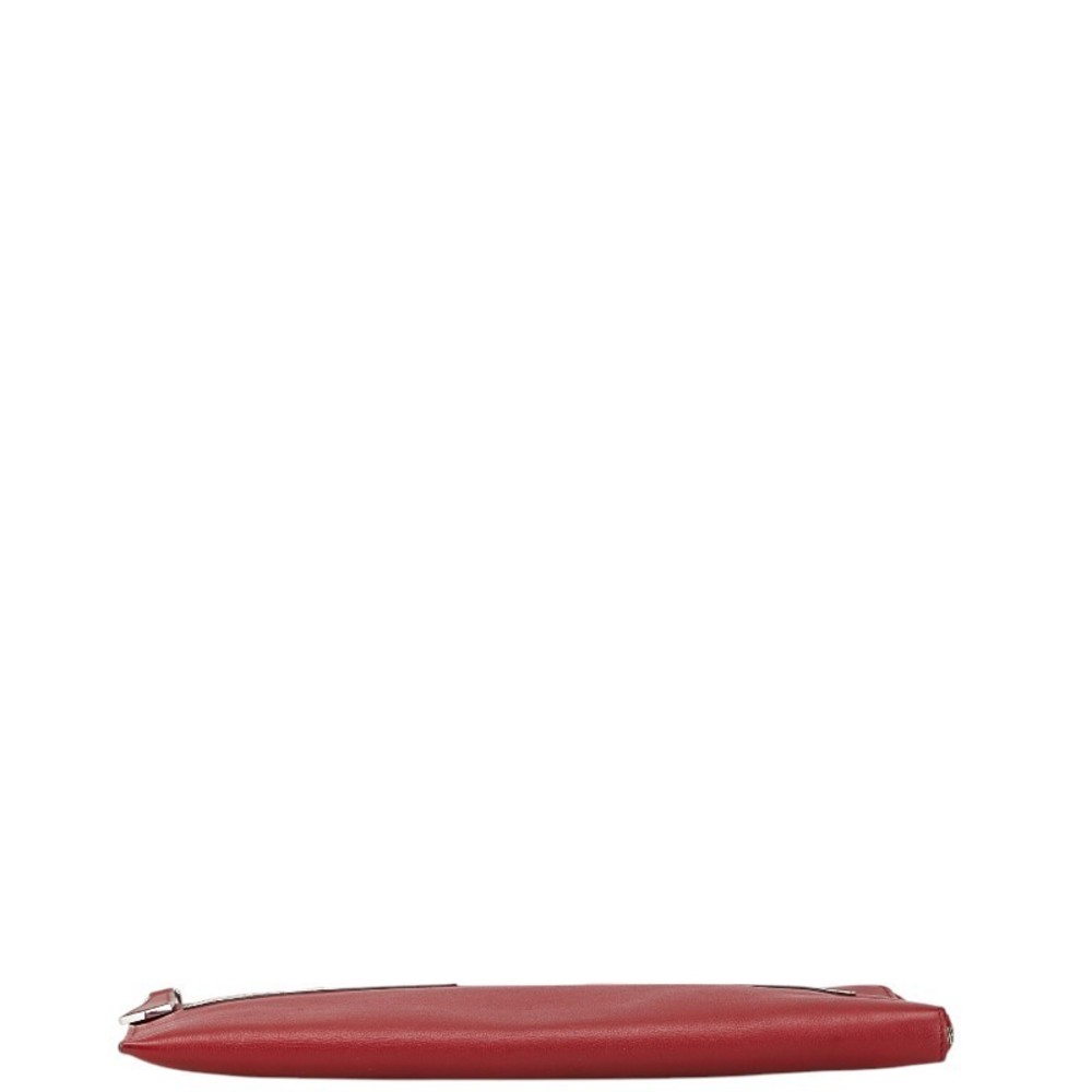 Fendi Bag Red Bugseye Leather Python Monster Clut… - image 3